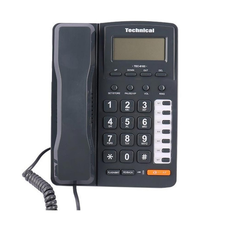تلفن رومیزی تکنیکال مدل TEC6103