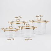قابلمه پیرکس نشکن حرارت مستقیم Florea