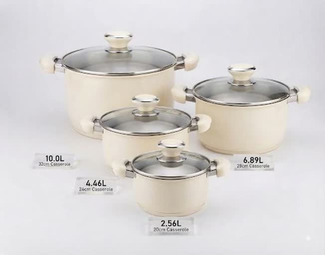 سرویس قابلمه 8 پارچه DSP مدل CA020-S01-Beige