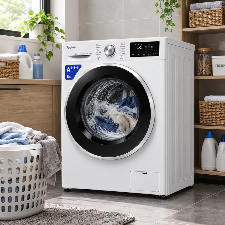 ماشین لباسشویی جی پلاس مدل GWM-R88W